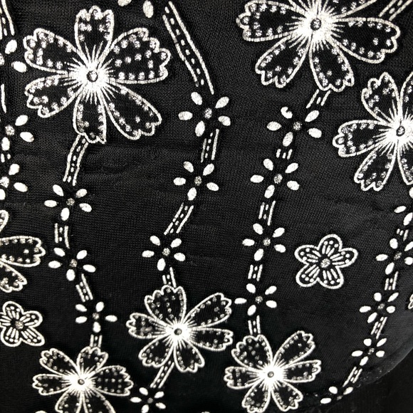 Ruffle hem beaded midi skirt - Picture 4 of 6